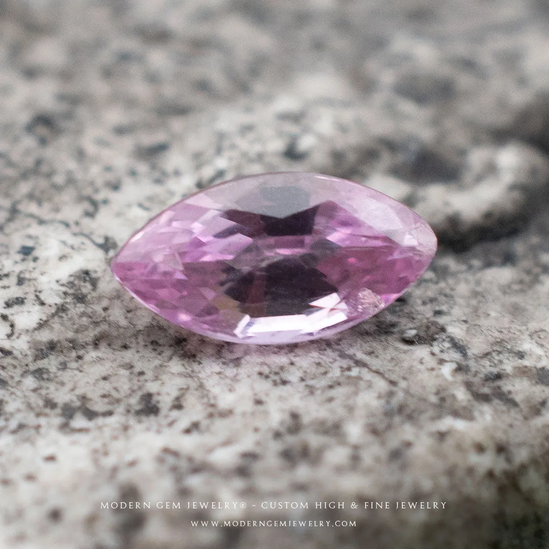 0.655 Carat Pink Natural Sapphire Gemstone