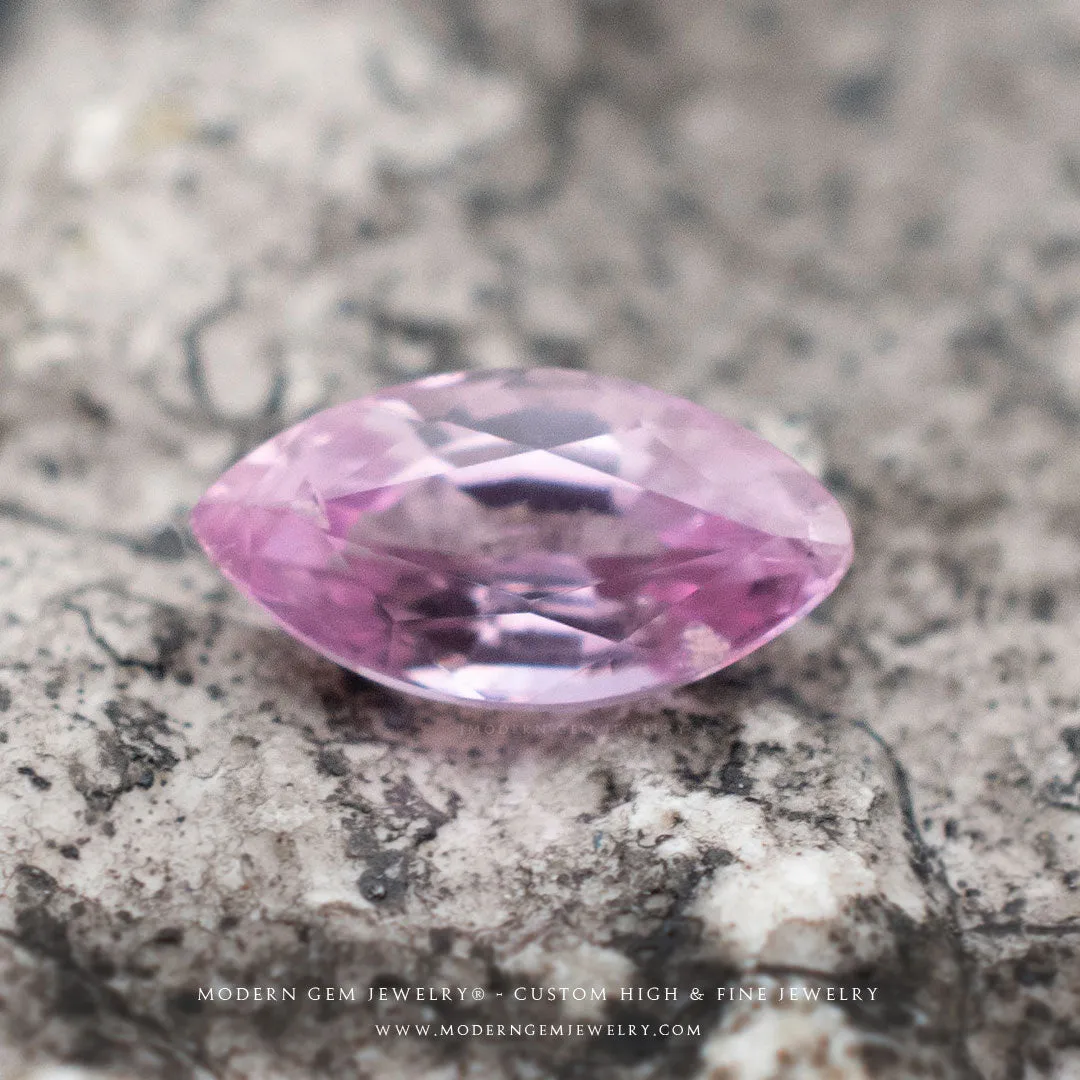 0.655 Carat Pink Natural Sapphire Gemstone