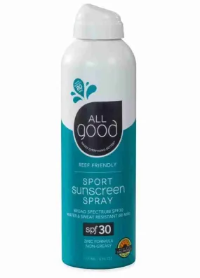 All good - spf 30 sport mineral sunscreen spray, 177 ml