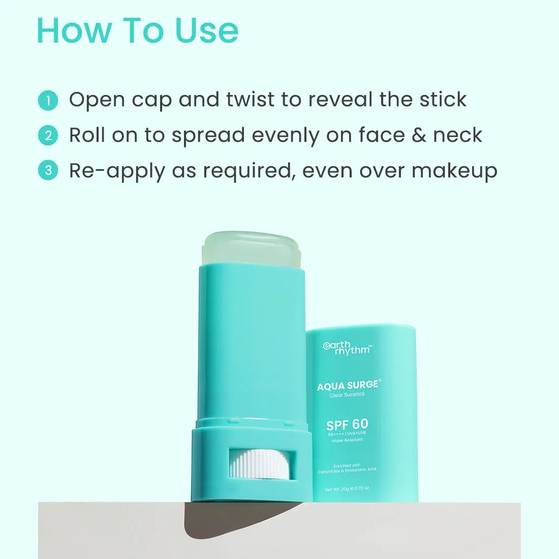 AQUA SURGE® SUNSTICK SPF 60 SUNSCREEN STICK