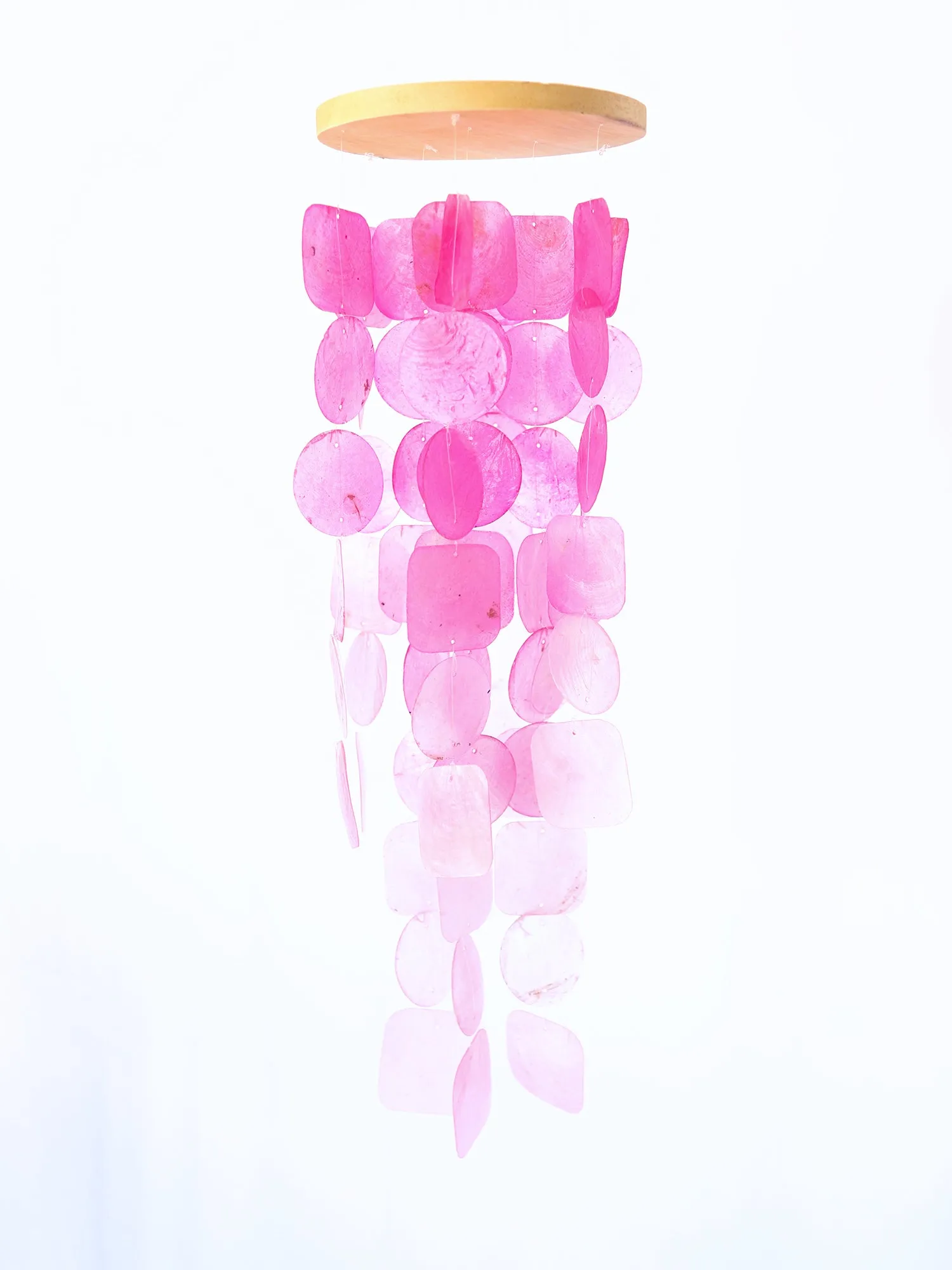 Blush Harmony Capiz Windchime