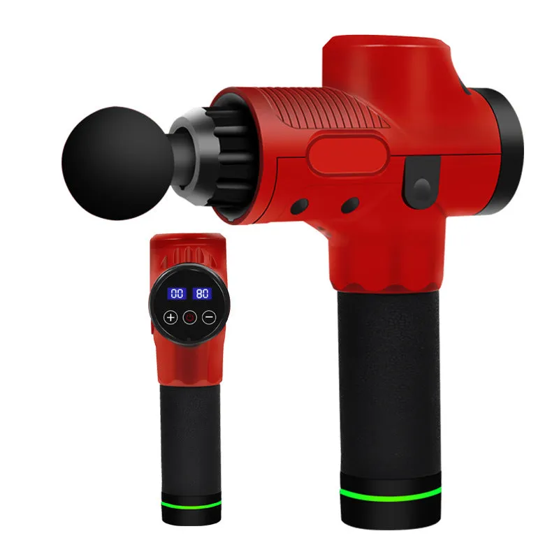 Body Massage Gun Electric Exercising Muscle Fascia Gun Heads