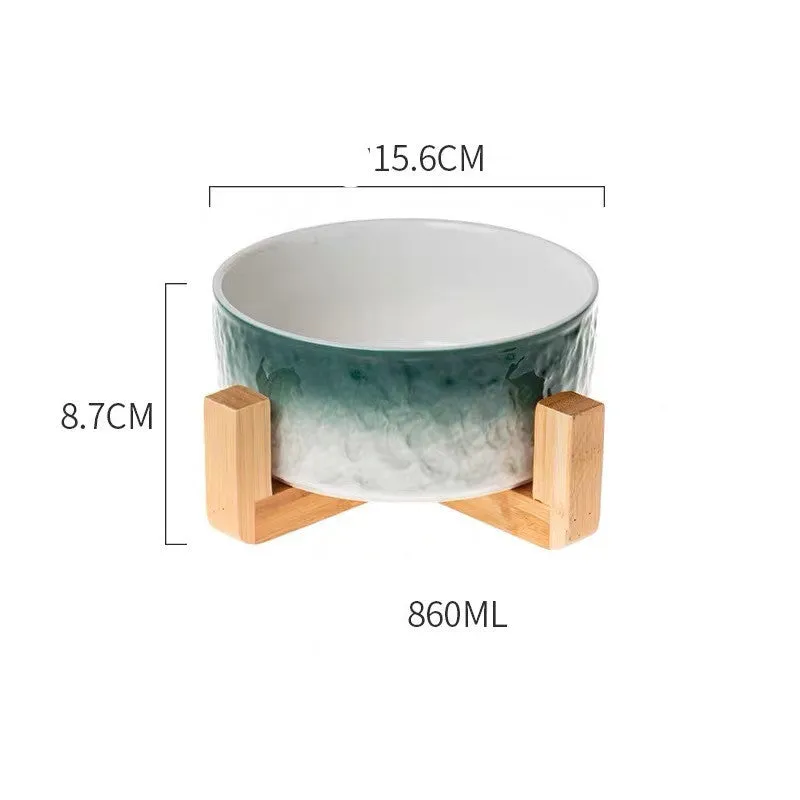 Ceramic Pet Bowl Cat Bowl Dog Bowl