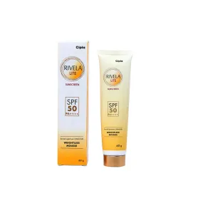 Cipla Rivela Lite Sunscreen SPF 50 PA     Weightless Mousse,60g
