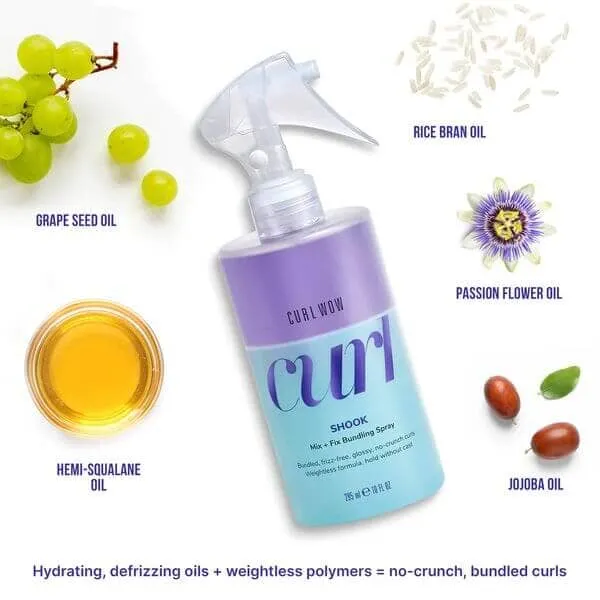 Color Wow Curl Wow SHOOK Mix   Fix Bundling Spray