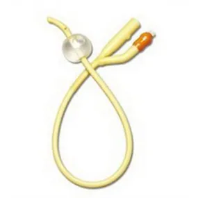 Coude 2-Way Silicone-Elastomer Coated Foley Catheter 14 Fr 5 cc