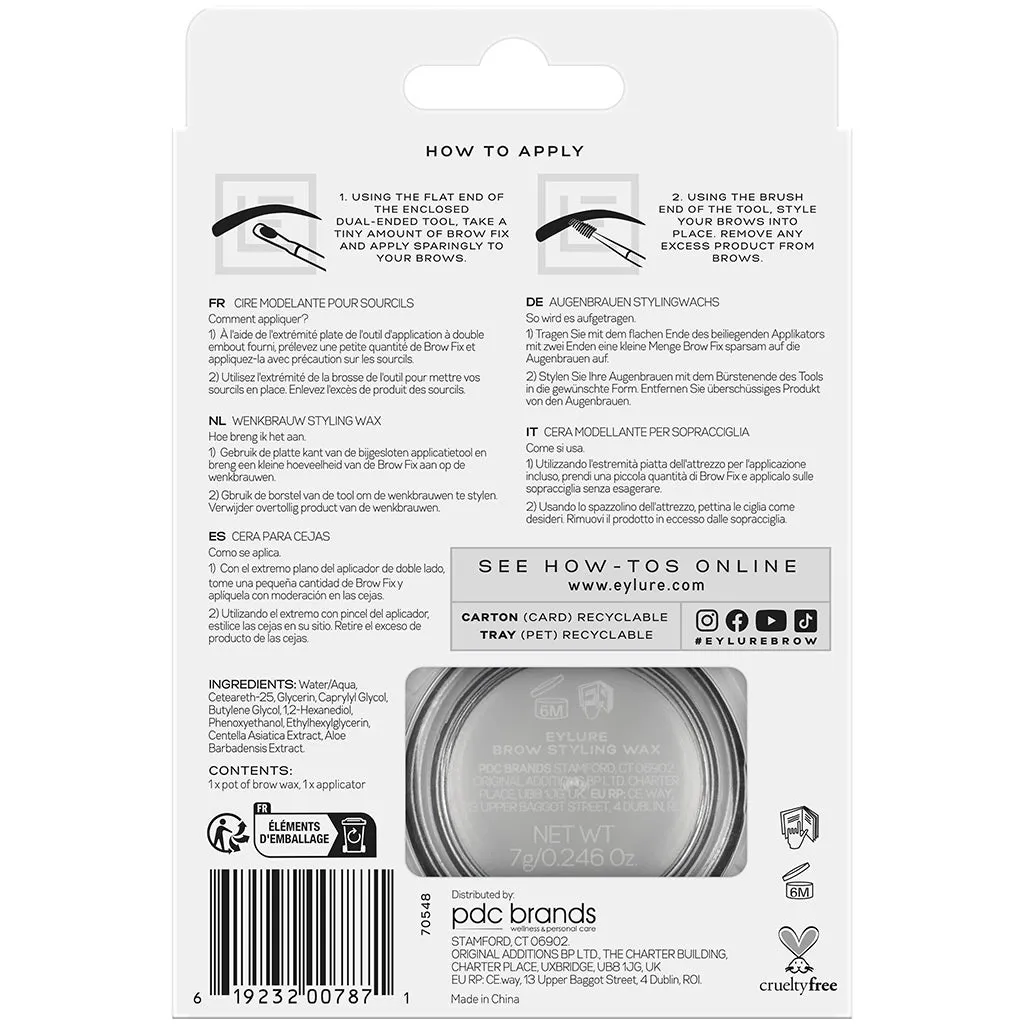 Eylure Brow Fix Clear Styling Wax (7g)
