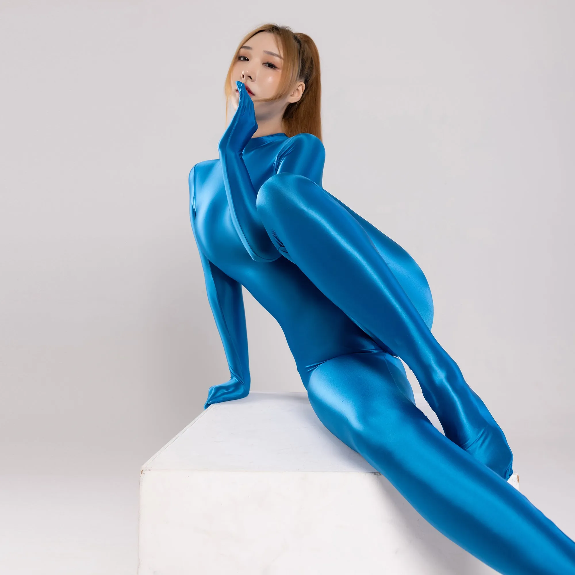 Full Body Shiny Jumpsuits