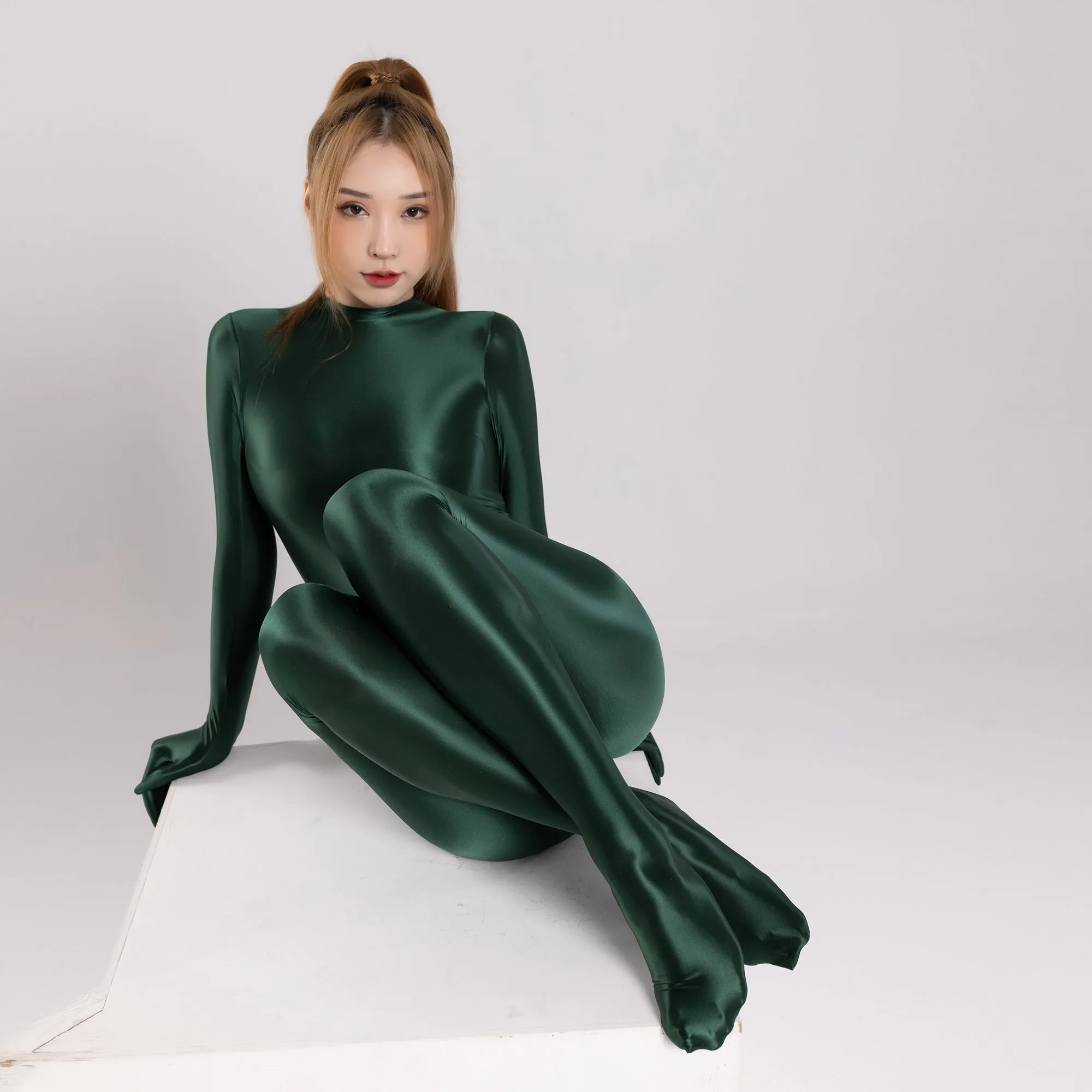 Full Body Shiny Jumpsuits