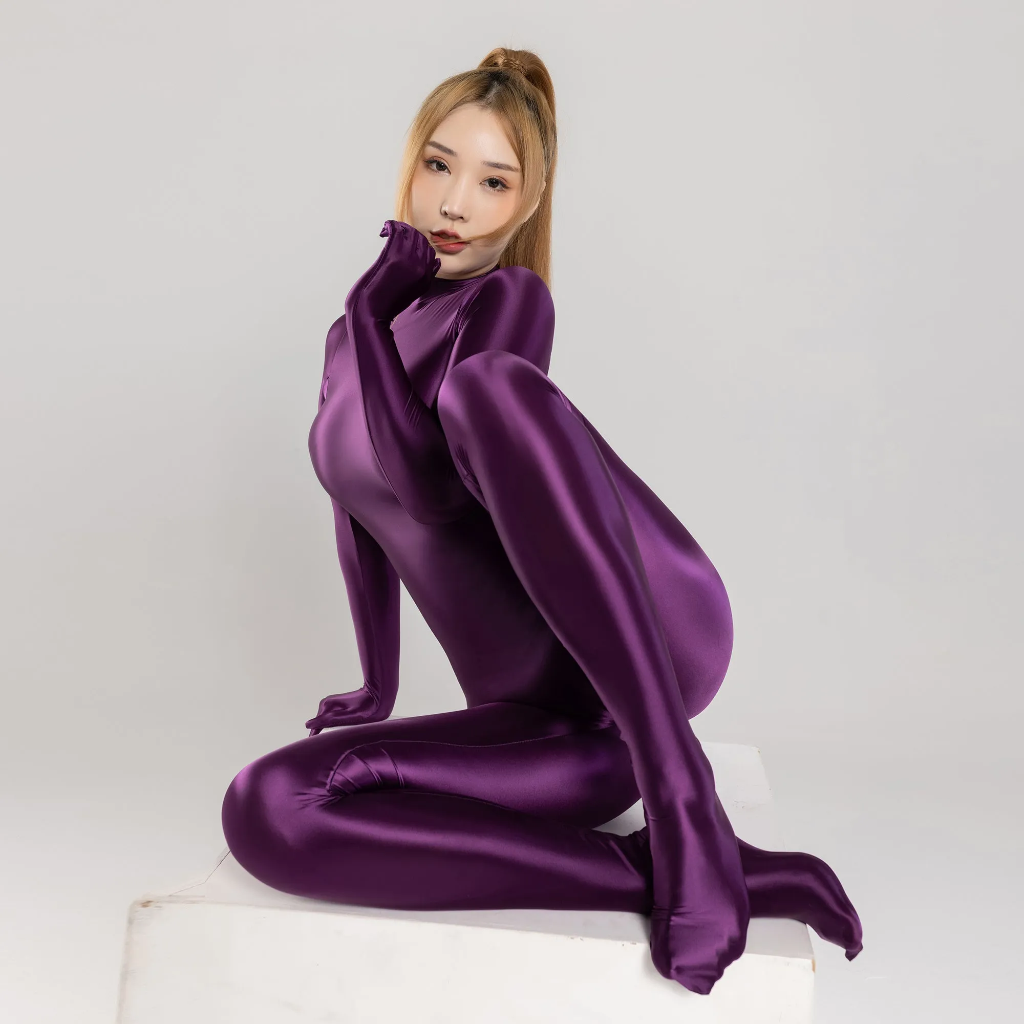 Full Body Shiny Jumpsuits