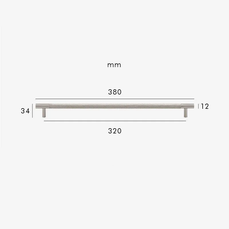 HART Brass Knurled Handles