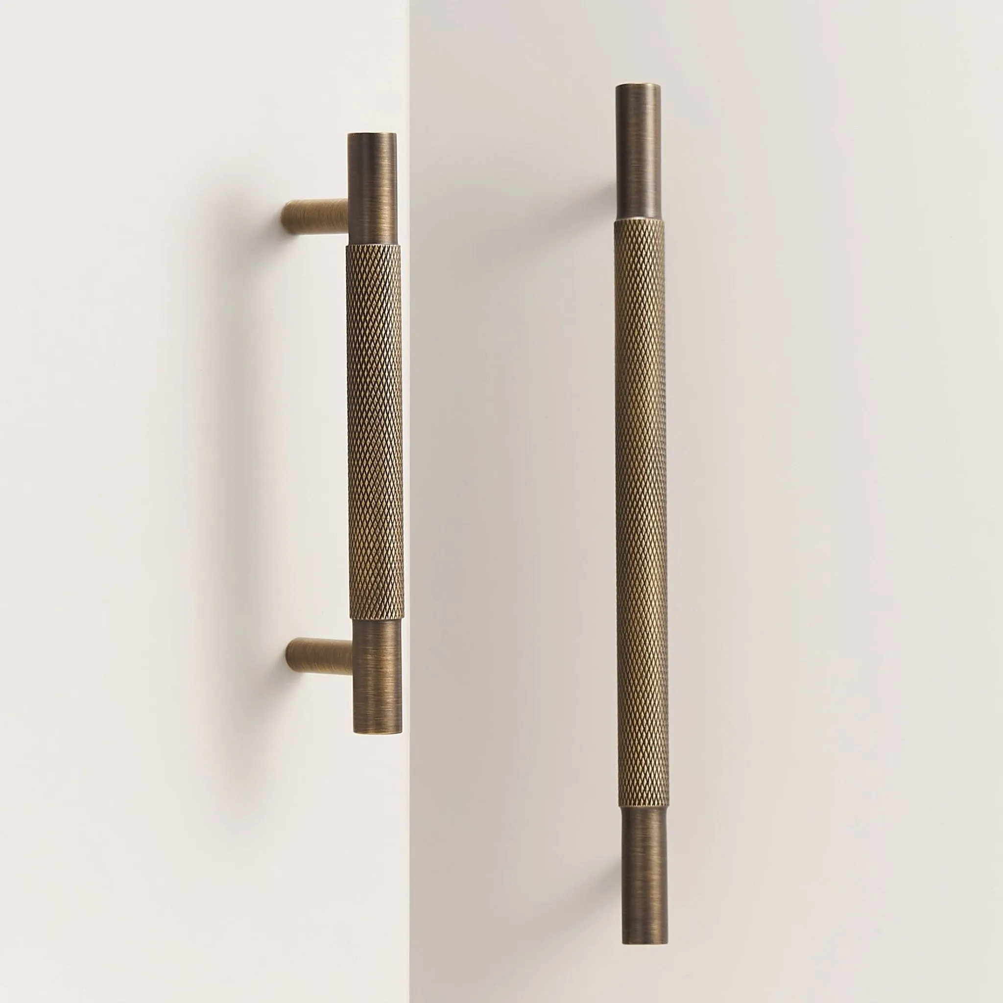 HART Brass Knurled Handles