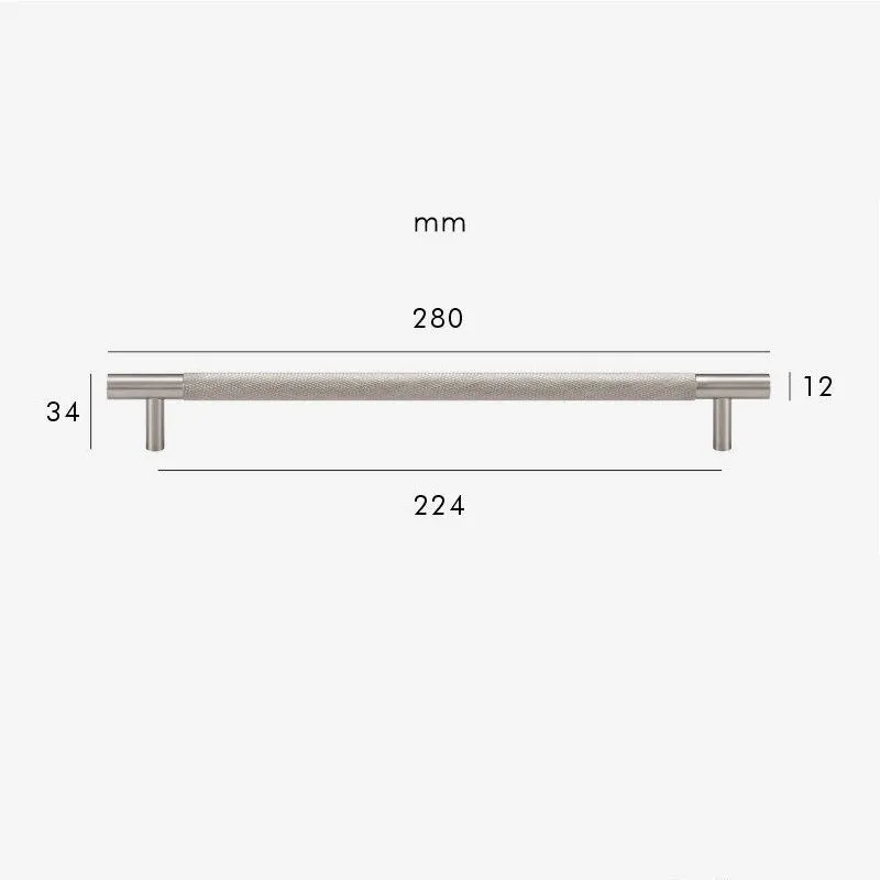 HART Brass Knurled Handles