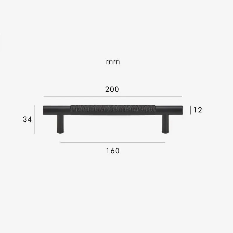HART Brass Knurled Handles