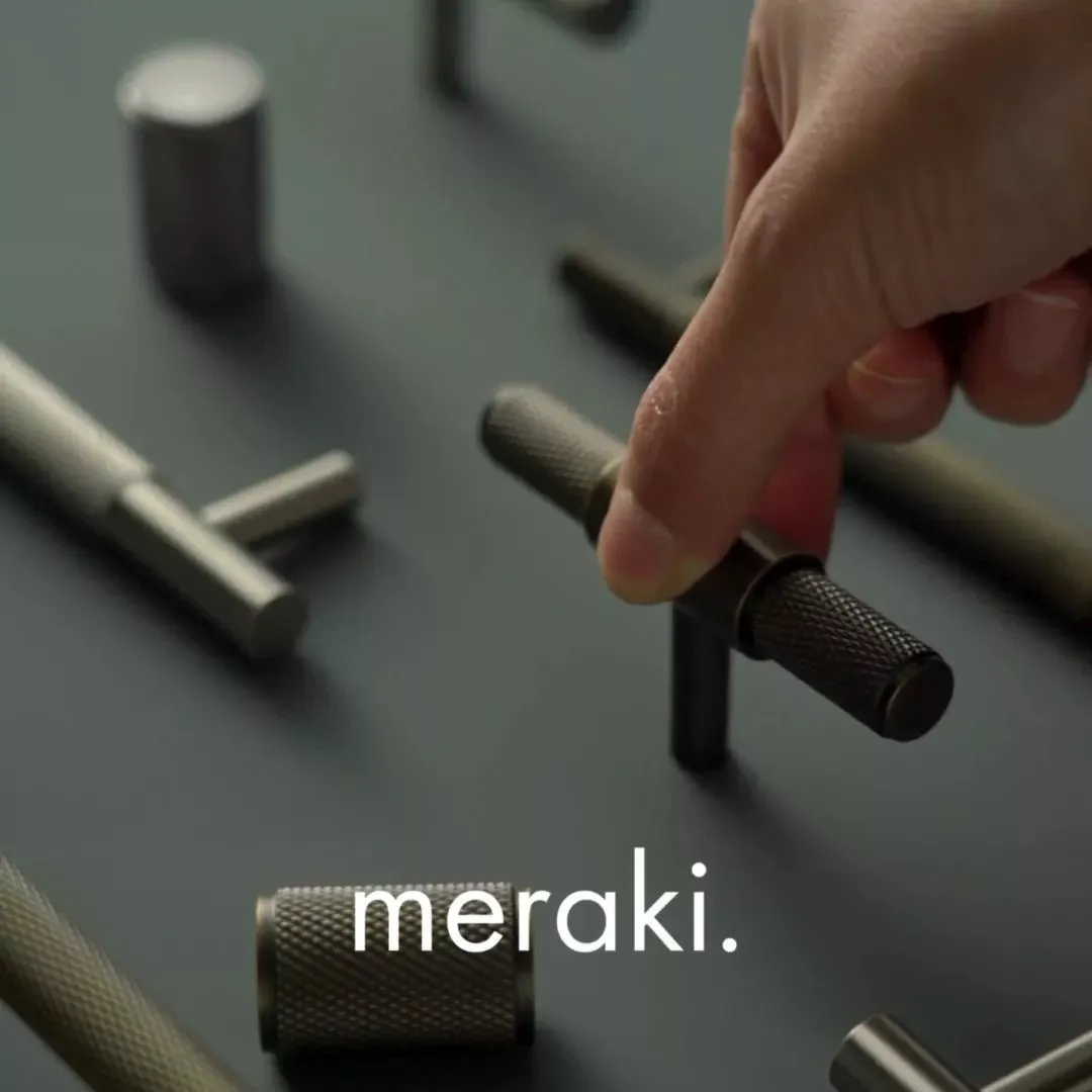 HART Brass Knurled Handles