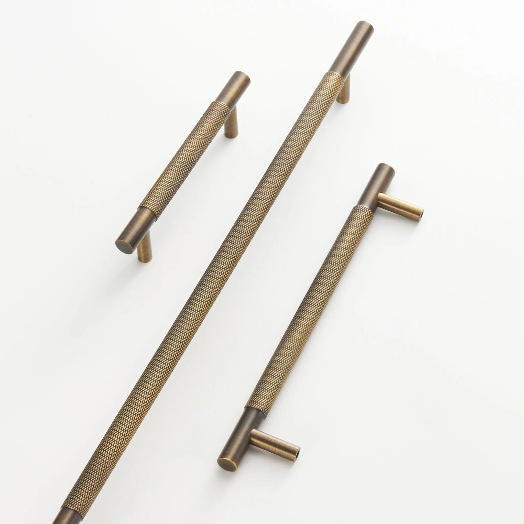 HART Brass Knurled Handles