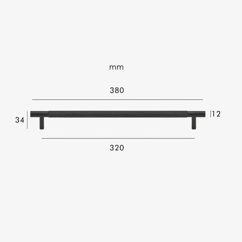 HART Brass Knurled Handles