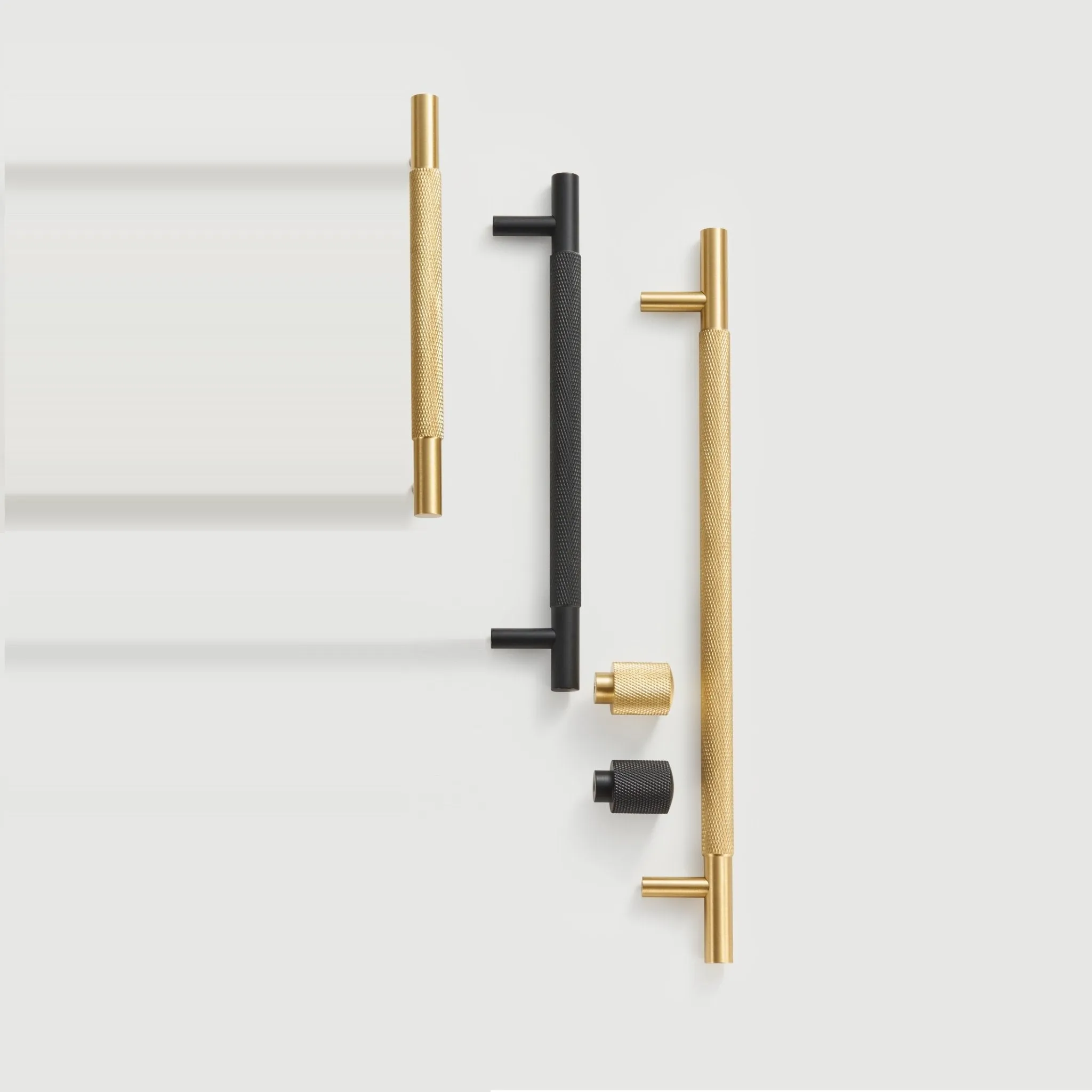 HART Brass Knurled Handles
