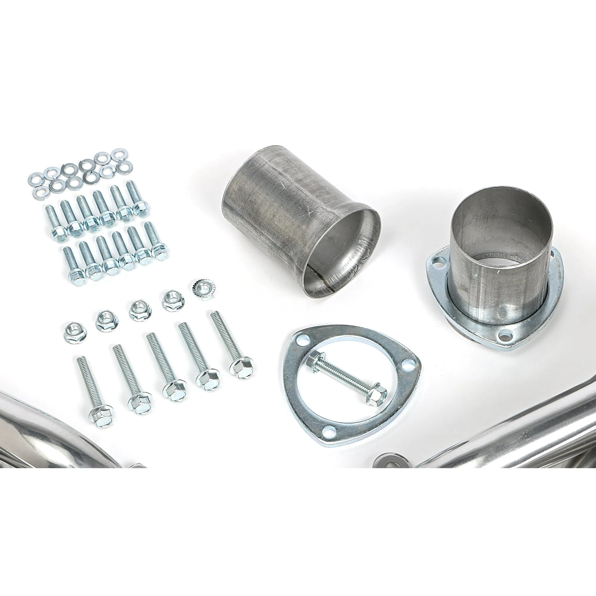 Hedman Hedders Headers - 1.75 in Primary - 3 in Collector - Silver Ceramic - GM LS-Series - Chevy - GM Fullsize Truck / SUV 1967-87 - Pair