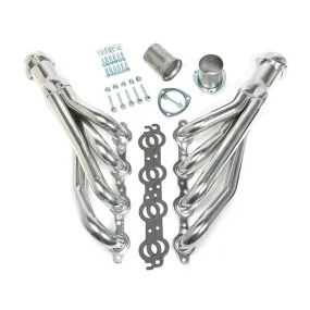 Hedman Hedders Headers - 1.75 in Primary - 3 in Collector - Silver Ceramic - GM LS-Series - Chevy - GM Fullsize Truck / SUV 1967-87 - Pair