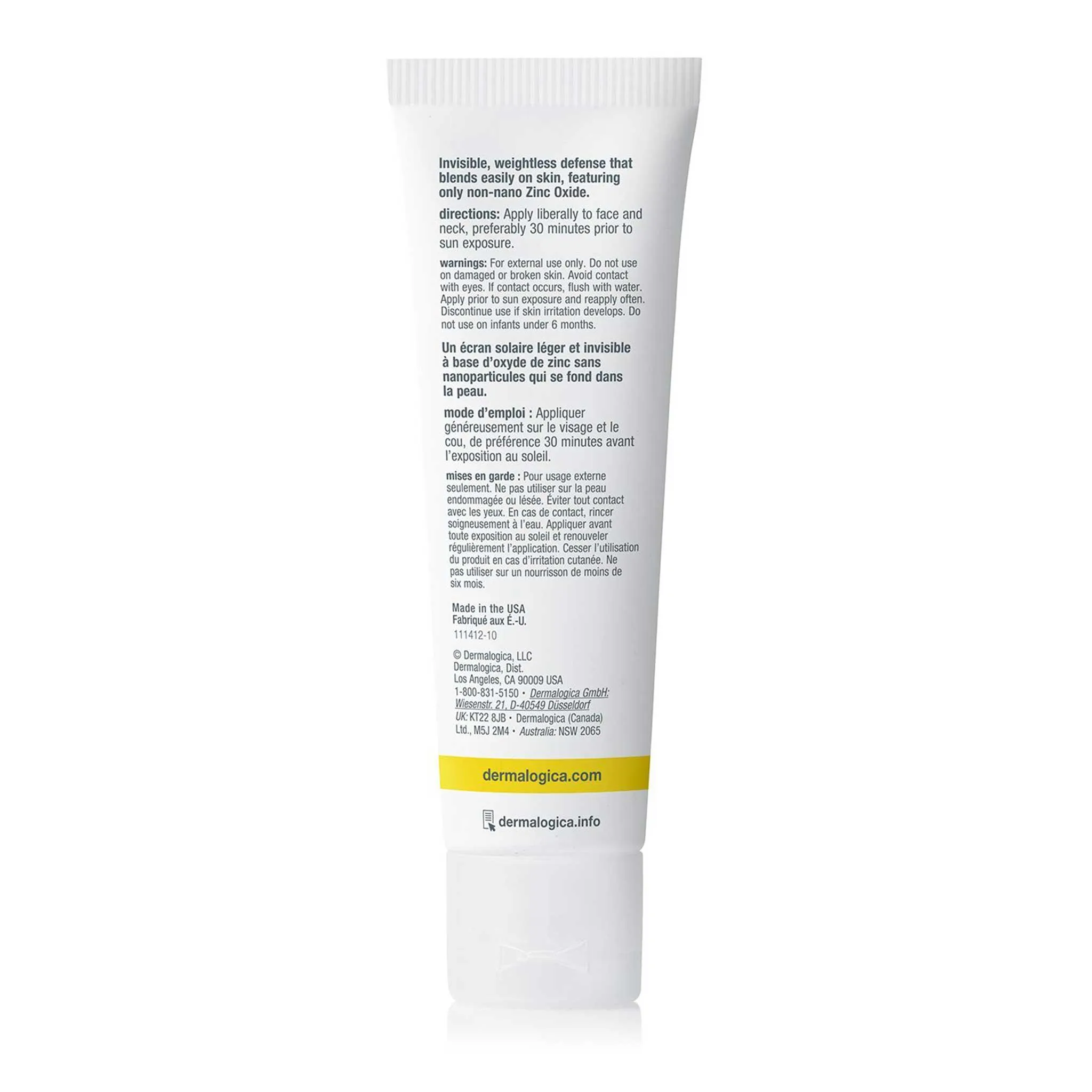 invisible physical defense mineral sunscreen spf30