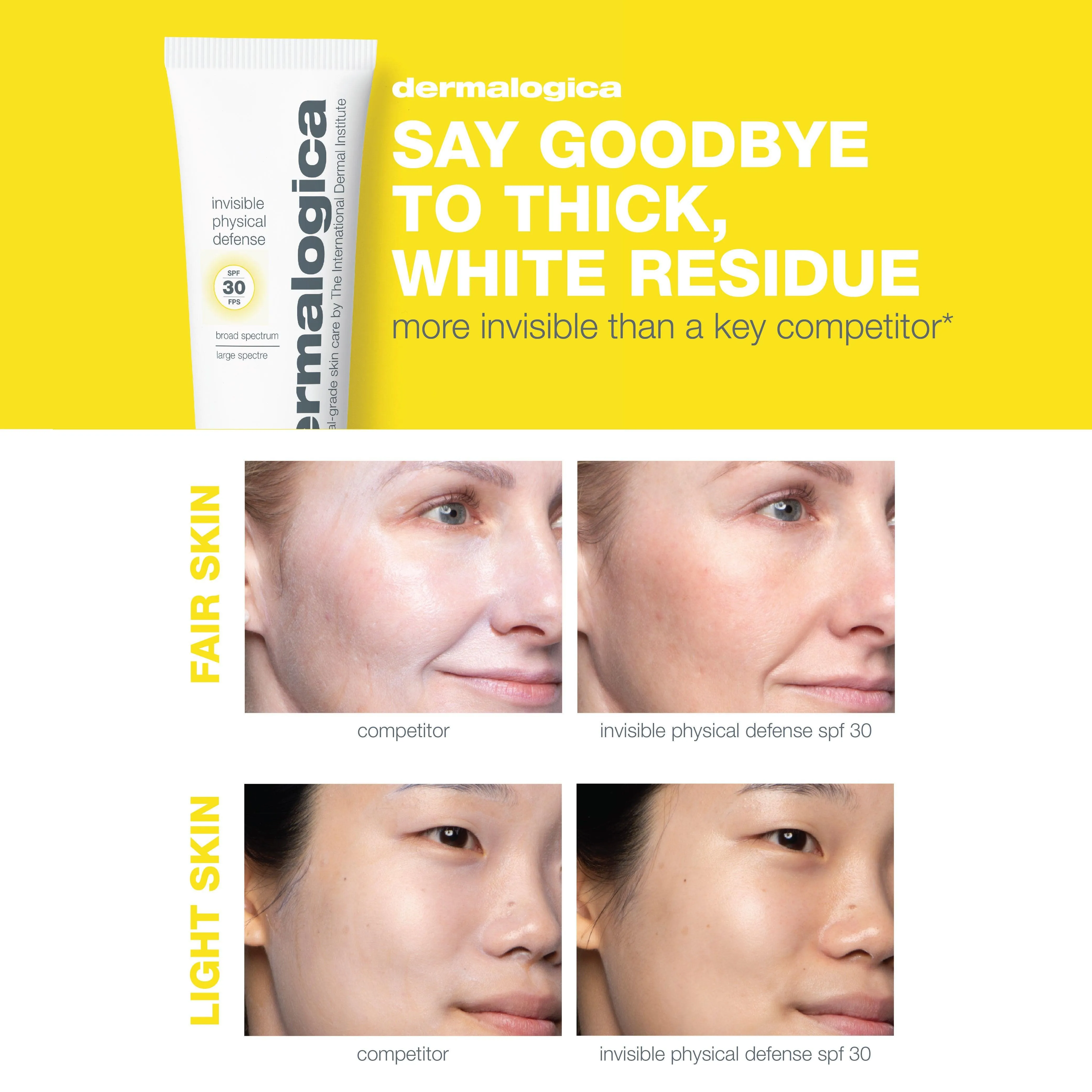 invisible physical defense mineral sunscreen spf30