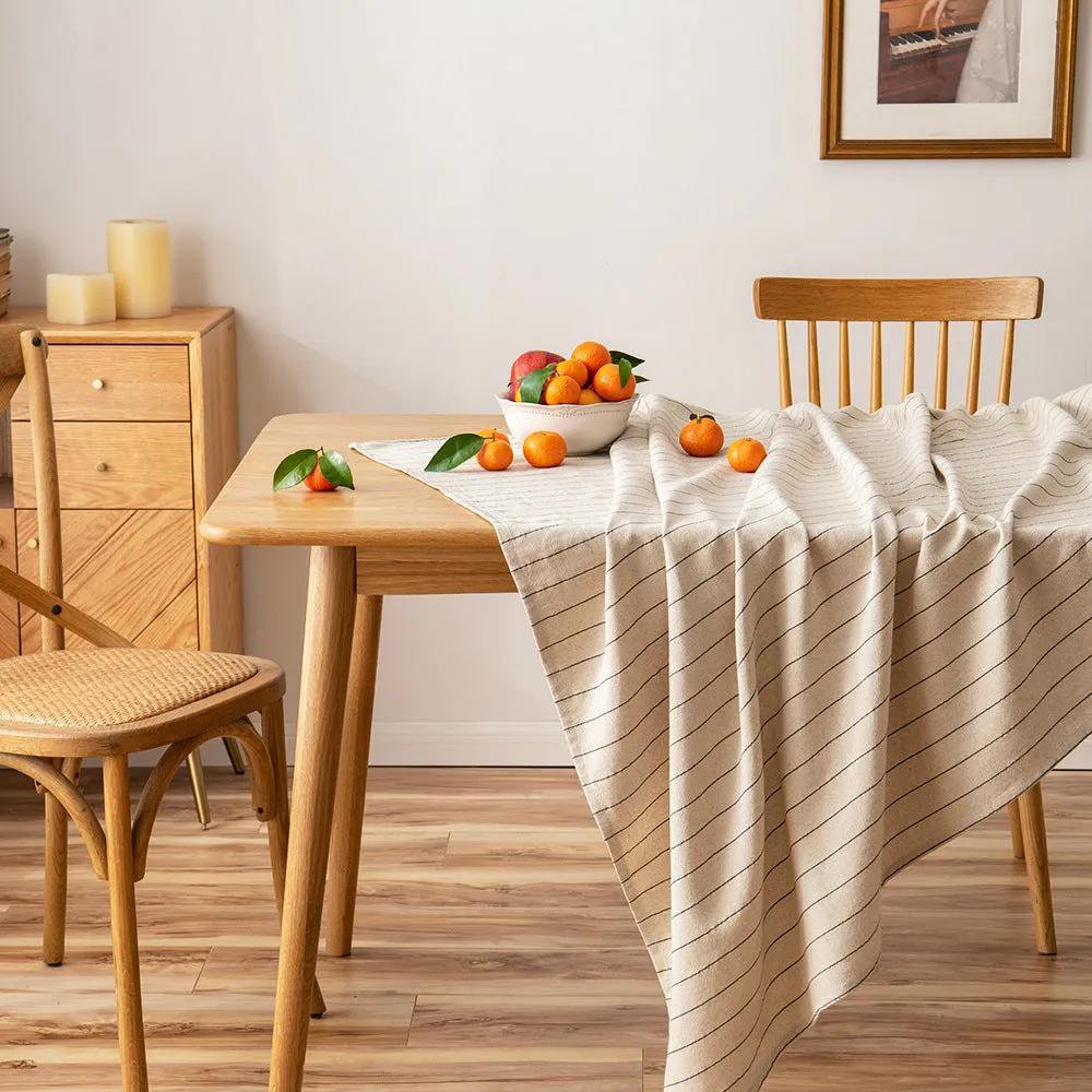 Japanese Rectangular Striped Tablecloth