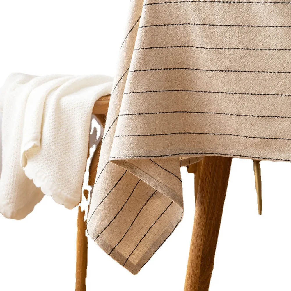 Japanese Rectangular Striped Tablecloth
