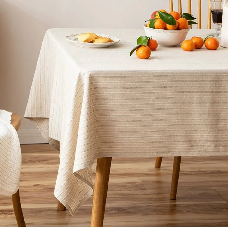 Japanese Rectangular Striped Tablecloth