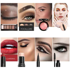 Makeup Kit With Makeup Bag 8 Pcs Cosmetic Set