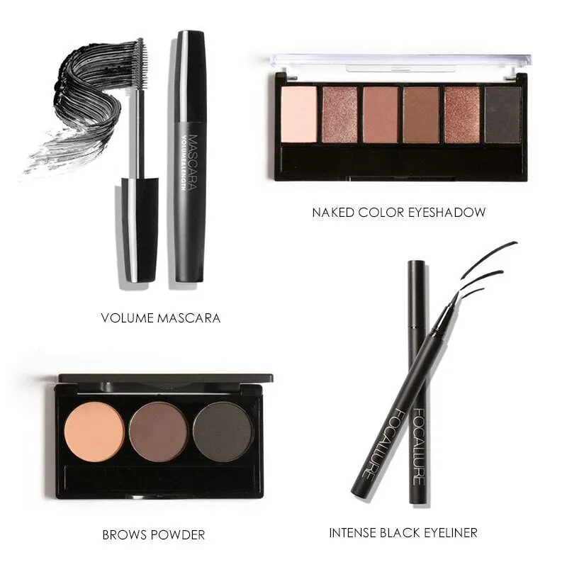 Makeup Kit With Makeup Bag 8 Pcs Cosmetic Set