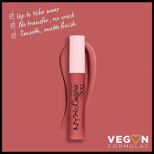 NYX PROFESSIONAL MAKEUP Lip Lingerie XXL Matte Liquid Lipstick - Xxpose Me (Peach Pink)