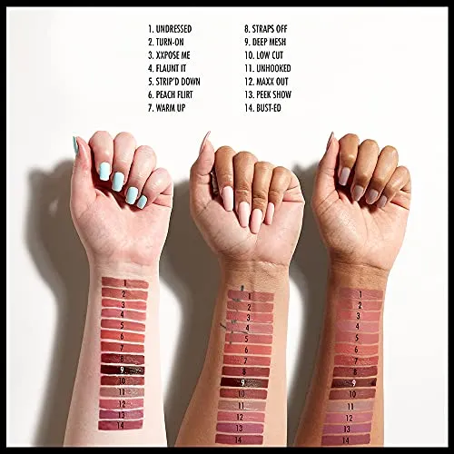 NYX PROFESSIONAL MAKEUP Lip Lingerie XXL Matte Liquid Lipstick - Xxpose Me (Peach Pink)