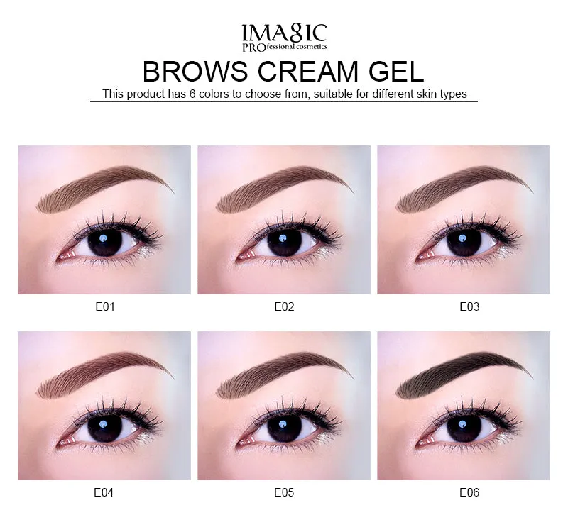 Professional Eyebrow Gel 6 Colors High Brow Tint Makeup